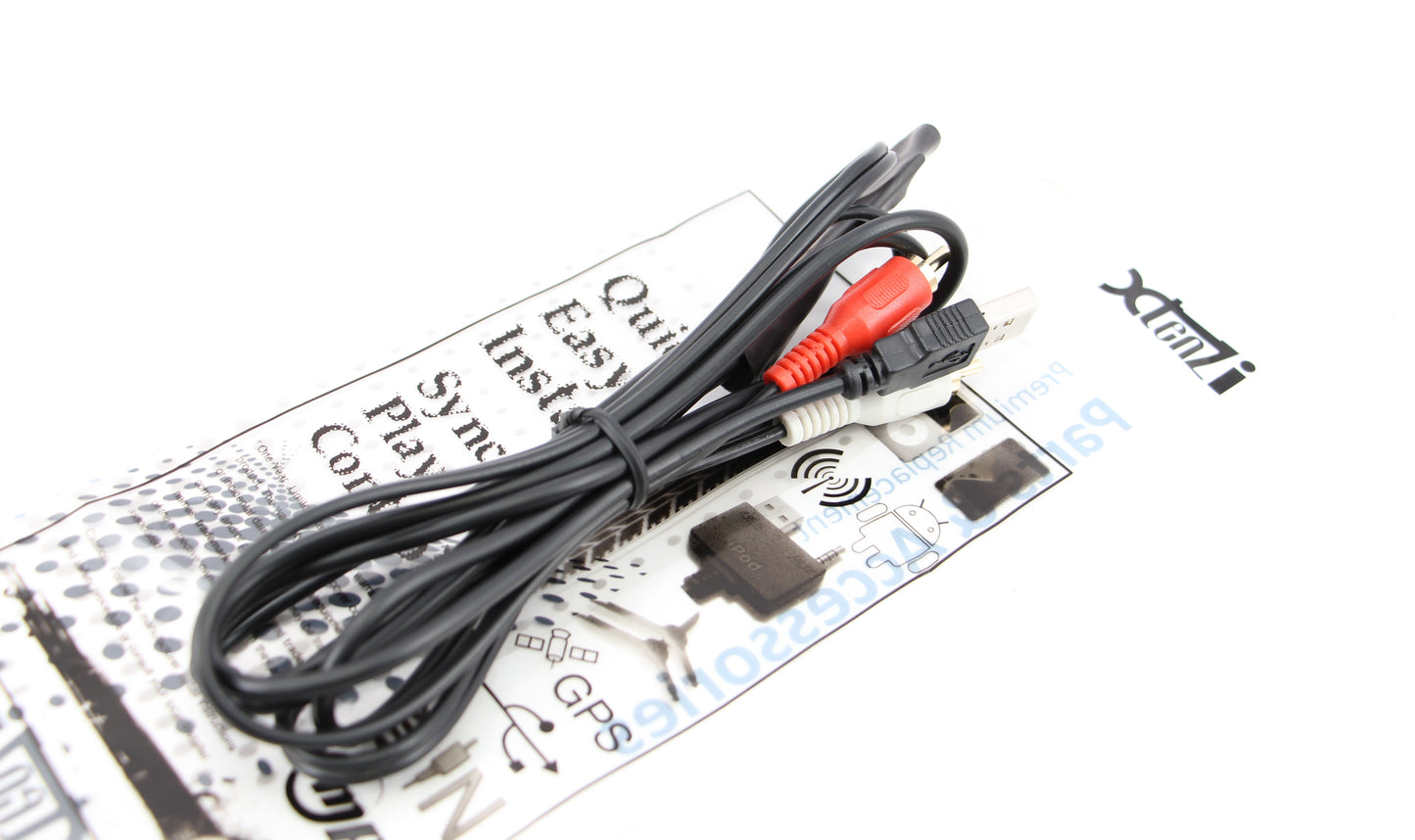 Xtenzi Bluetooth Wireless RCA USB Adapter, Dongle Transmitter for Car, Boat & RV Stereo Devices