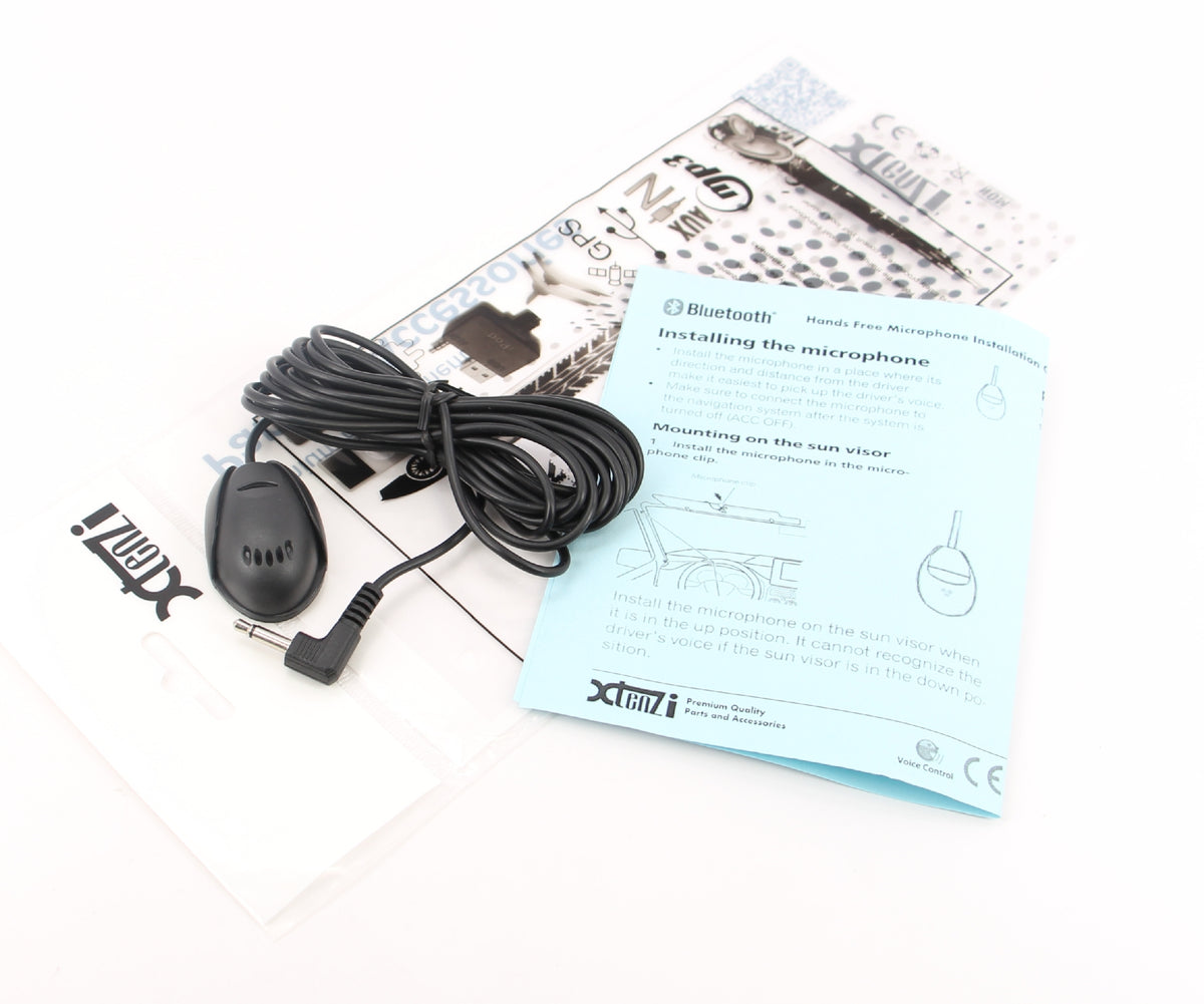Xtenzi External Bluetooth Microphone Mic Assembly Car DVD Navigation for Clarion (RCB204)(RCB199)