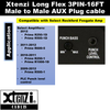 Xtenzi 3Pin 15FT Jack Bass Knob Cable for Rockford Fosgate Prime PLC Amplifiers