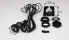 Xtenzi USB & 3.5mm AUX extension Flush Mount 2 Meter Cable , 1/8 AUX Car Bike Boat Motercycle Lead