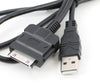 Xtenzi MDI AUX MMI Cable Adapter iPhone/iPod audio/video USB direct cable for Kenwood KCA-IP103
