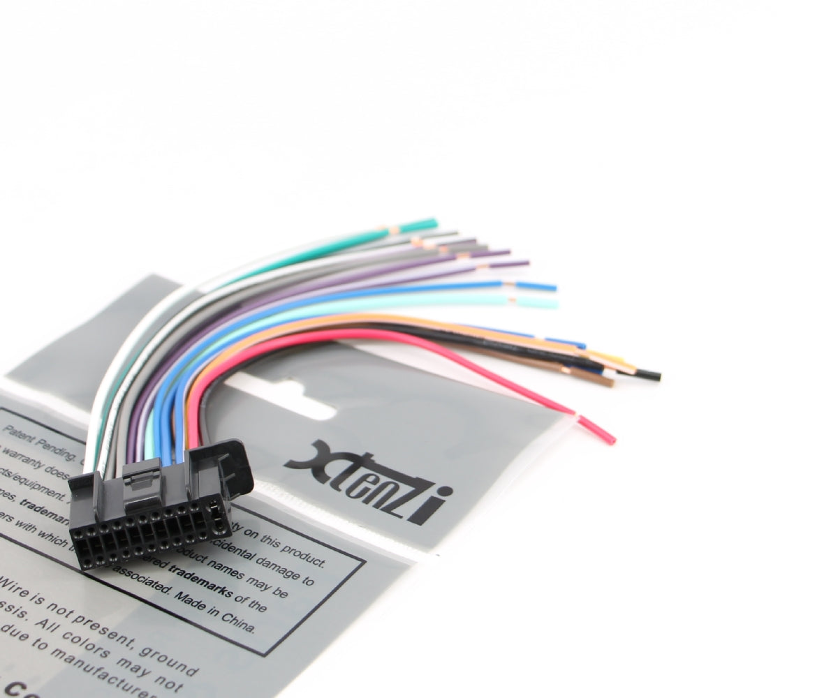 Xtenzi Wire Harness Radio for Kenwood eXcelon 22 Pin DDX DNX
