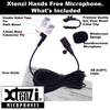 Xtenzi Microphone 2.5mm Mic XT91501B for Pioneer DEH80PRS AVH200BT AVHX3500BHS AVHX2500BT