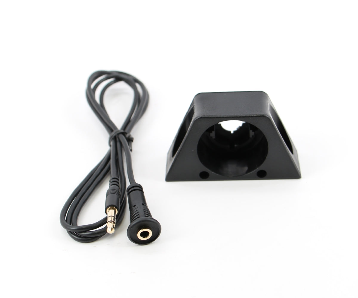 Xtenzi Aux 3.5mm or Mp3 input underdash cable kit Extension socket In Car Marine Dashboard Flush Mount Lead Cable Mounting Panel , 1 Meter
