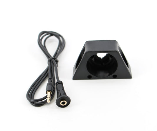 Xtenzi Aux 3.5mm or Mp3 input underdash cable kit Extension socket In Car Marine Dashboard Flush Mount Lead Cable Mounting Panel , 1 Meter