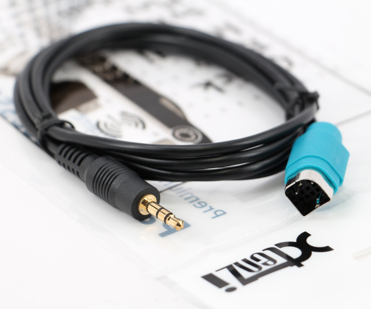 Xtenzi MDI AUX MMI Cable Adapter AUX IN UNI Link Cable to 3.5mm Convertor Lead for Alpine KCE-237B