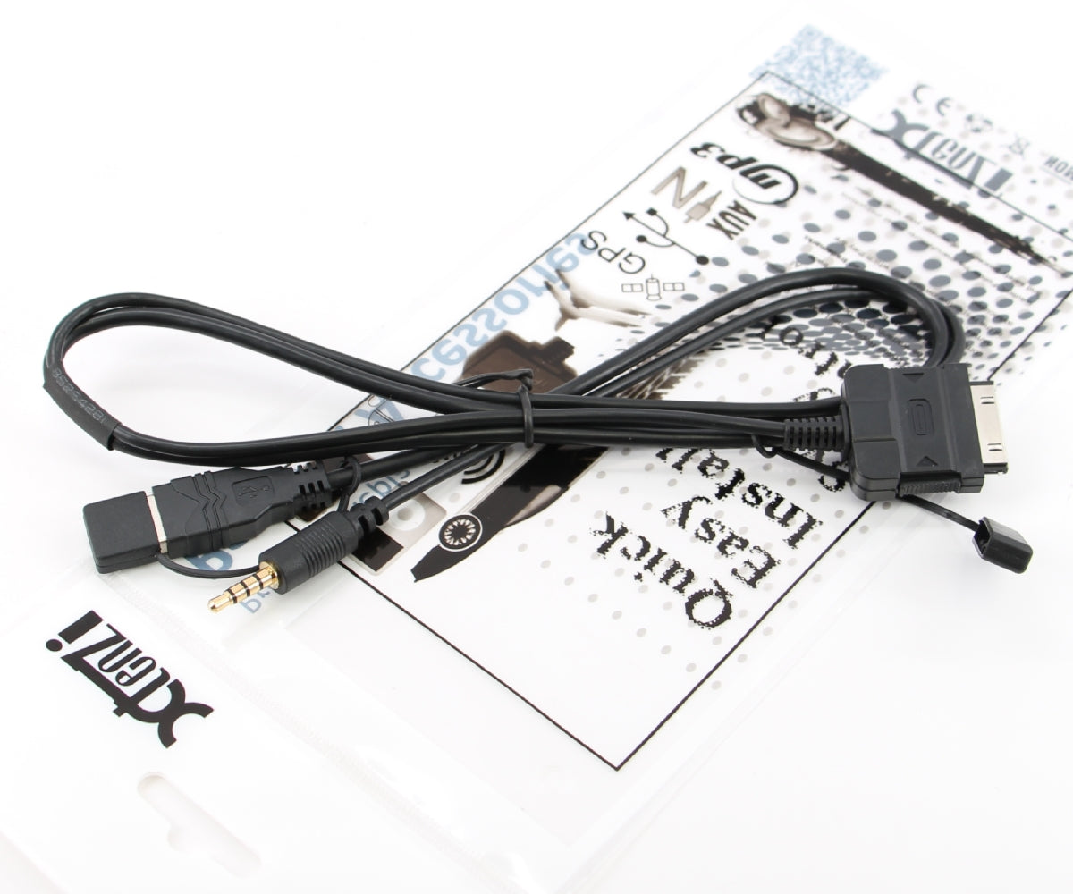 Xtenzi MDI AUX MMI Cable Adapter Pioneer To iPod, IPOD-PIONEER, 12V charging