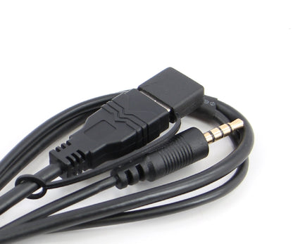 Xtenzi MDI AUX MMI Cable Adapter iPod(R)-To-Usb Cable With Video Capability for Pioneer Cd-Iu51v Avic-X930bt & Avic-Z130bt .5 M