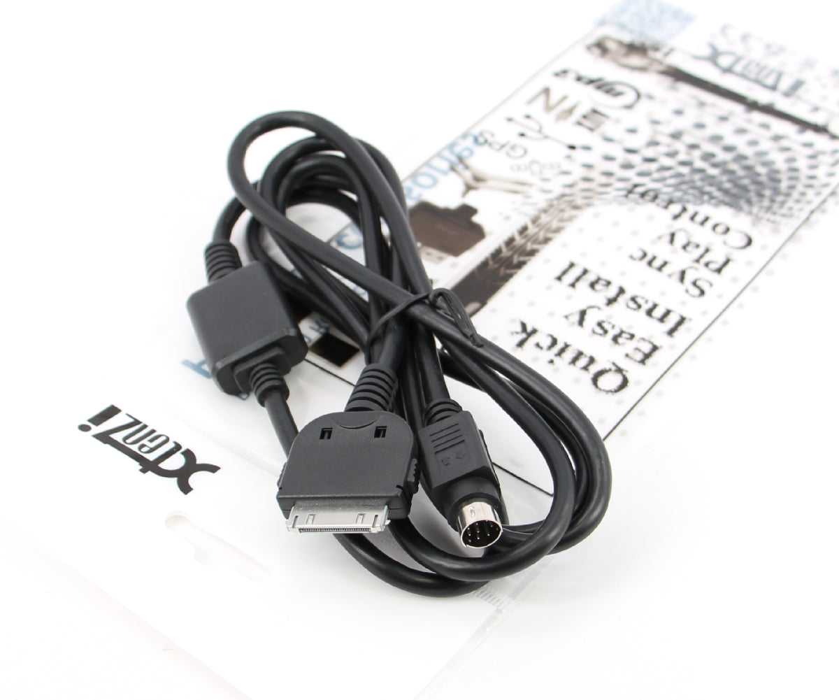 Xtenzi MDI AUX MMI Cable Adapter Jlink2 iPhone/iPod for Jensen