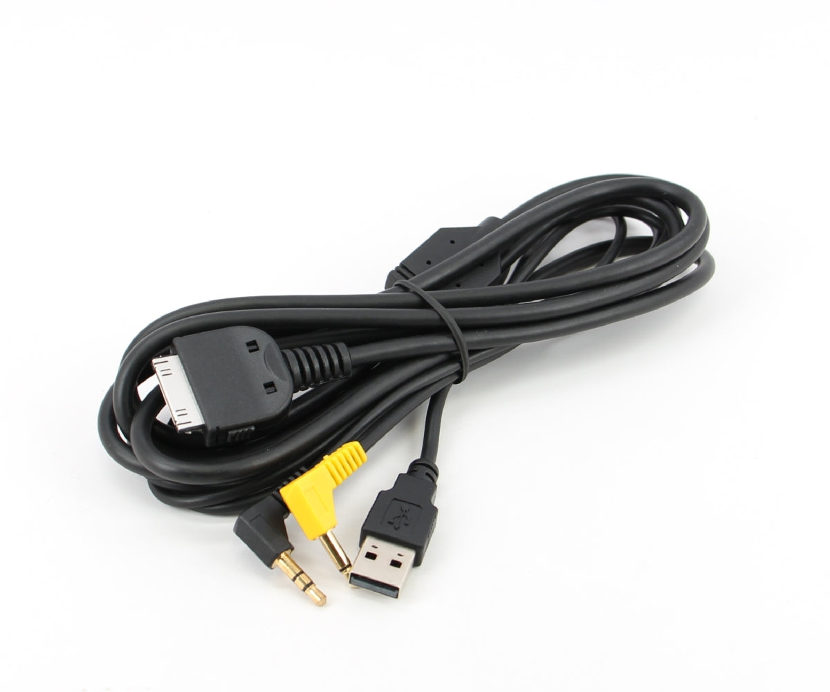 Xtenzi MDI AUX MMI Cable Adapter iPhone/iPod audio/video High Speed USB Direct Cable for Kenwood KCA-IP301V