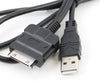 Xtenzi MDI AUX MMI Cable Adapter iPhone/iPod audio/video High Speed USB Direct Cable for Kenwood KCA-iP101