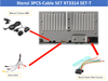 Xtenzi Car Audio Cable Set RCA Wire Harness Mic compatible with Pioneer AVH240EX AVH-240EX DMH130BT, DMH240EX, DMH241EX, DMH340EX, DMH341EX, DMH342EX - XT3314