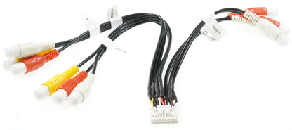 Xtenzi 20Pin RCA Cord Assembly Harness Car Audio Video Compatible with JVC Kenwood KVT-514 KVT-512 KVT-516 - XT91916
