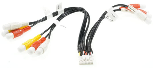 Xtenzi 20Pin RCA Cord Assembly Harness Car Audio Video Compatible with JVC Kenwood KVT-514 KVT-512 KVT-516 - XT91916