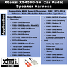 Xtenzi 2 Pair Car Audio Speaker Harness Set for Chevrolet, GMC, Nissan Vehicles