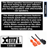 Xtenzi 2 Pair Car Audio Speaker Harness Set for Select Jimmy, Astro Vehicles