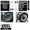 Xtenzi 2 Pair Car Audio Speaker Harness Set for GMC, Chrysler, Dodge Vehicles