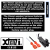 Xtenzi 2 Pair Car Audio Speaker Harness Set for Chevrolet, GMC, Buick Vehicles