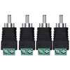 Xtenzi 4PCS RCA Male to AV Adapter: Video, CCTV, Solderless Adapter 5073X4