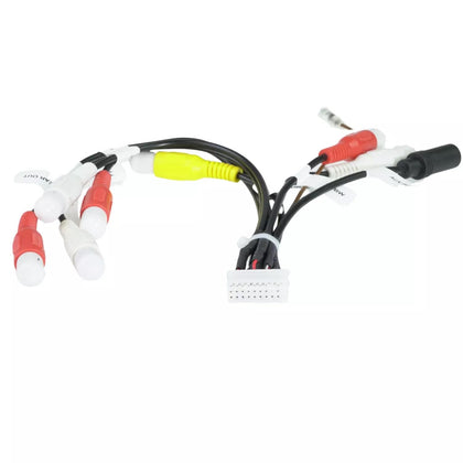 Xtenzi RCA Cord Assembly Harness XT91923 Compatible with Alpine ILXF409 ILXF411 Front Rear Sub with Camera