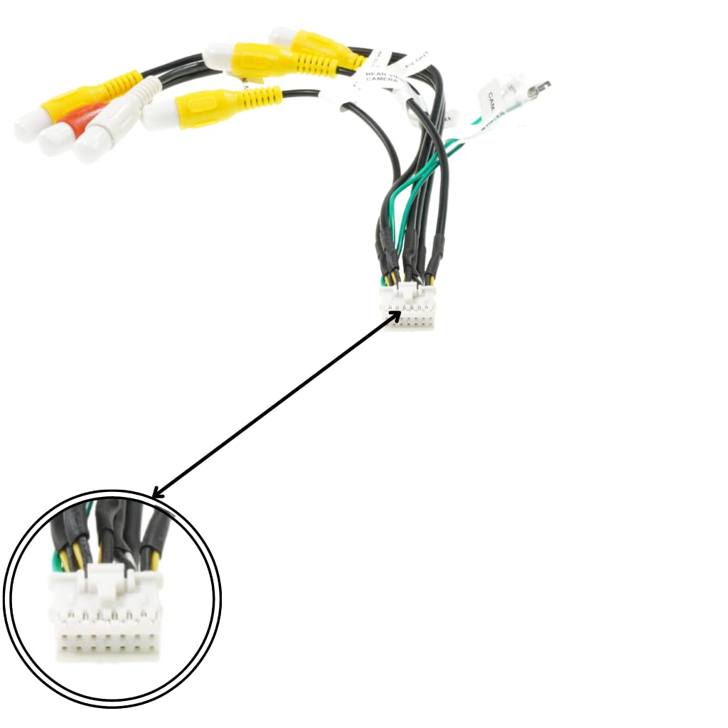 Xtenzi 14Pin AV RCA Cord Assembly Harness Car Audio Video Compatible with JVC Kenwood DNX890HD DNX891HD DNN990HD DNN991HD DNN992- XT91917