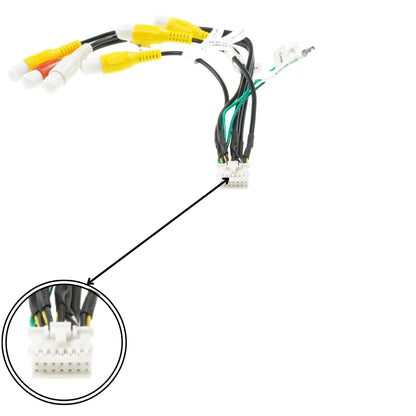 Xtenzi 14Pin AV RCA Cord Assembly Harness Car Audio Video Compatible with JVC Kenwood DNX890HD DNX891HD DNN990HD DNN991HD DNN992- XT91917