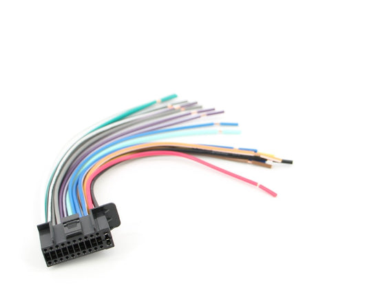 Xtenzi 16-Pin Wire Harness Adapter Compatible with Select Kenwood eXcelon Receivers – Aftermarket Radio Power & Speaker Connector – XT91017