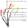 Xtenzi 20Pin AV RCA Cord Assembly Harness Car Audio Video Compatible with JVC Kenwood KW-NT300 KW-NT310 KW-NT500HDT KW-NT510HDT KW-NT700 KW-NT800HDT KW-NT810HDT - XT91915