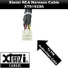 Xtenzi XT91920A RCA Cord Assembly Harness Car Audio Video Compatible with Pioneer DMH160BT, DMH1700NEX, DMH1770NEX, DMHW2700NEX, DMHW2770NEX