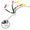 Xtenzi 20Pin AV RCA Cord Assembly Harness Car Audio Video Compatible with JVC Kenwood KW-NT300 KW-NT310 KW-NT500HDT KW-NT510HDT KW-NT700 KW-NT800HDT KW-NT810HDT - XT91915