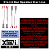 Xtenzi 2 Pair Car Audio Speaker Harness Set for Ford, Mercury, Chrysler Vehicles