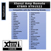 Xtenzi Amplifier Universal Bass Volume Knob Line Level Control Remote XTBR9-LC1