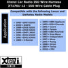 Xtenzi Car Radio ISO Wire Harness Compatible with Toyota Tacoma 2005-2020, RAV4 1996-2009, Tundra 2004-2018 Subaru 2014-2019 Stereo Cable Plug XT1761-12