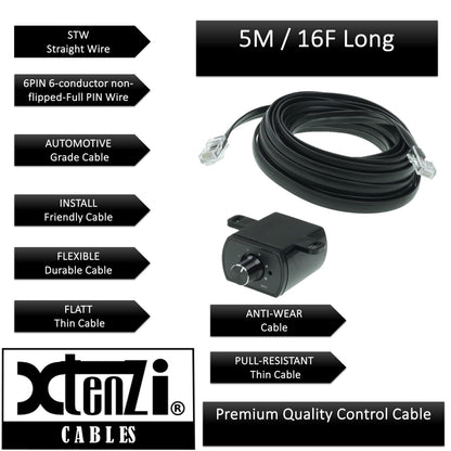 Xtenzi Amplifier Bass Volume Knob Control Remote XTBR31 Compatible with Soundstream BX10 BX10W BX10X BX-10MX Audio Processer