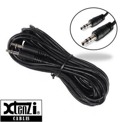 Xtenzi 3Pin Jack AUX Flex Cable Wire Accessory for Bass Remote Knob Compatible with Rockford Fosgate Prime PLC Amplifiers (5 Feet)