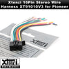Xtenzi 16Pin Car Radio Power Wire Harness Connector Compatible with Pioneer DEHP8400BH DEH80PRS DEHP7400HD - XT91010V3