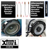 Xtenzi 2 Pair Car Speaker Harness Set Compatible with Nissan 1982-2018 Vehicles