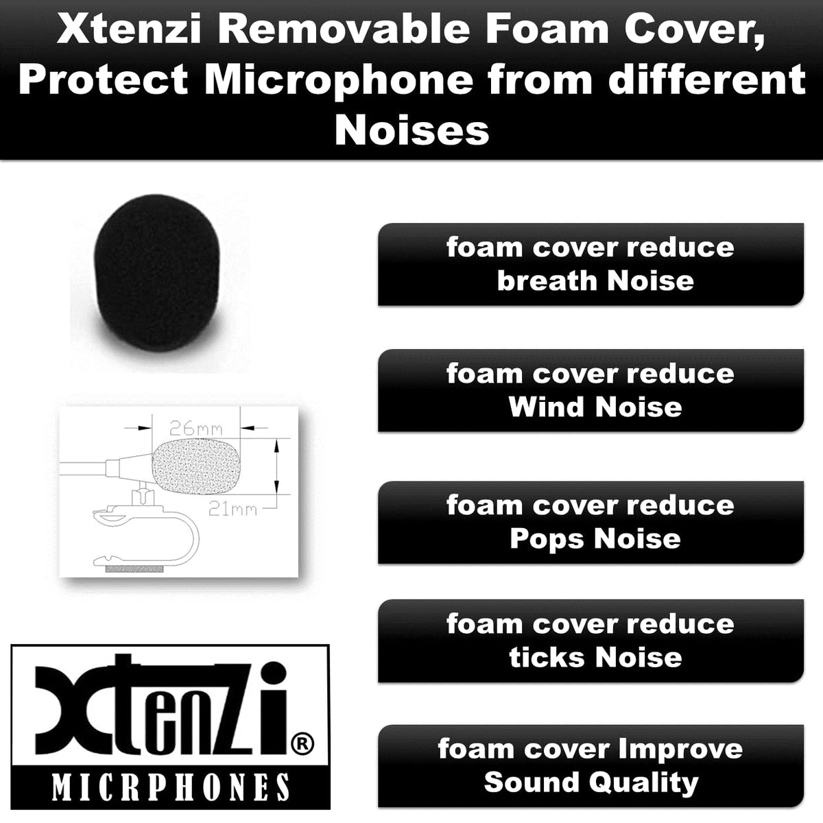 Xtenzi External Microphone Mic Assembly Compatible with Alpine Car DVD Navigation