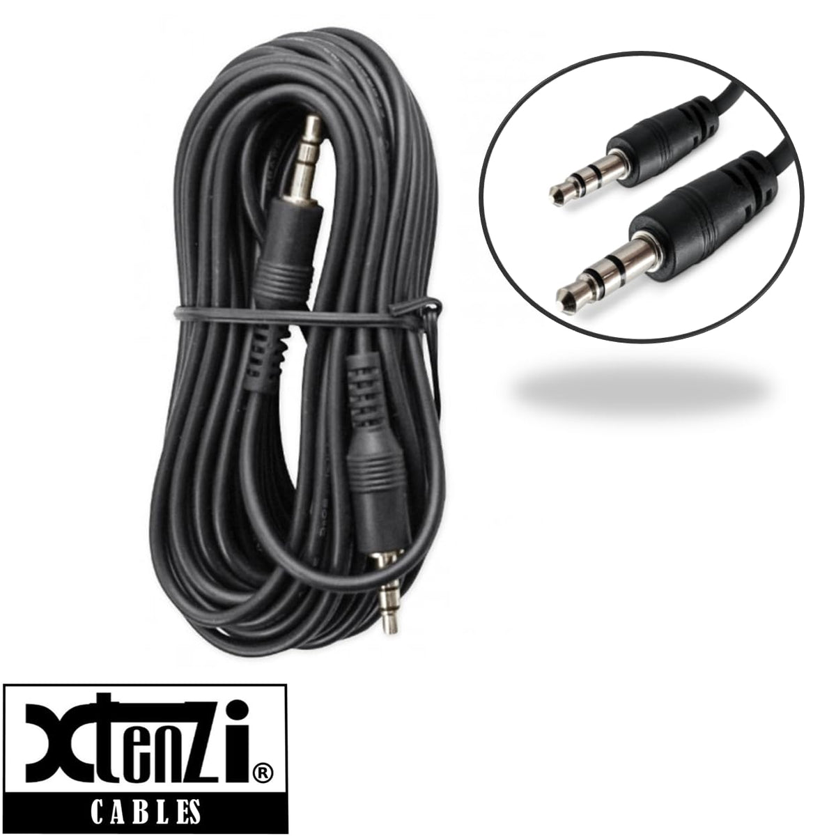 Xtenzi 3Pin Jack Flex Cable Wire Accessory for Bass Remote Knob Compatible with Kicker CX DX PX KEY500.1 Hideaway Amplifiers