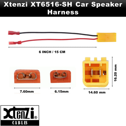 Xtenzi 2 Pair Car Speaker Harness Set Compatible with Ram 2015-2020 Vehicles