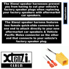 Xtenzi 2 Pair Car Audio Speaker Harness Set for Select Ram 2015-2020 Vehicles