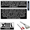 Xtenzi 2 Pair Car Speaker Harness Set Compatible with Toyota, Subaru 2018-2020 Vehicles