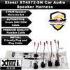 Xtenzi 2 Pair Car Audio Speaker Harness Set Compatible with Chevrolet, GMC Vehicles