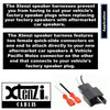 Xtenzi 2 Pair Car Speaker Harness Set Compatible with GMC, Chrysler, Dodge, Chevrolet