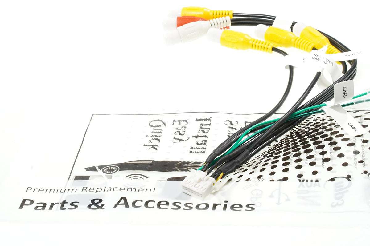 Xtenzi 14Pin AV RCA Cord Assembly Harness Car Audio Video Compatible with JVC Kenwood DNX890HD DNX891HD DNN990HD DNN991HD DNN992- XT91917