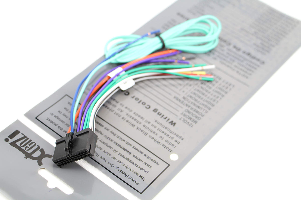 Xtenzi Car Radio Wire Harness Compatible with Pyle CD DVD Navigation in-Dash - XT91060