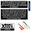 Xtenzi 2 Pair Car Audio Speaker Harness Set Compatible with Jeep, Dodge, Chrysler Vehicles