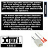 Xtenzi 2 Pair Car Speaker Harness Set Compatible with Chrysler, Dodge, Jeep Vehicles