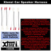 Xtenzi 2 Pair Car Speaker Harness Set Compatible with Chrysler, Dodge Vehicles