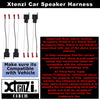 Xtenzi 2 Pair Car Speaker Harness Set Compatible with GMC, Chrysler, Dodge, Chevrolet